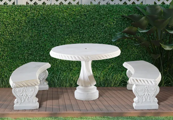 PATIO TABLES & BENCHES